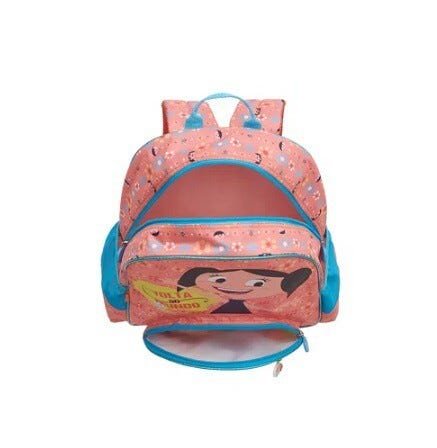 Mochila O Show Da Luna Volta ao Mundo Costas Infantil - Rosa - 3