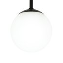 Ver imagem 3 de Kit 2 Lustre Plafon Orby Preto 23x14 cm