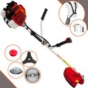 Ver imagem 3 de Roçadeira Kw43l Kawashima 43cc com Carretel + Faca 3 Pontas + Disco Vídea + Escova de Aço