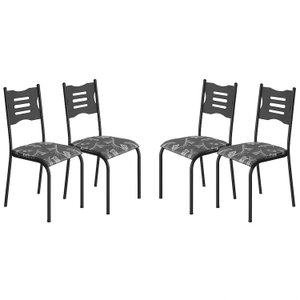 Kit 4 Cadeiras para Cozinha e Sala de Jantar 542.slp