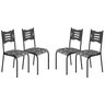 Kit 4 Cadeiras para Cozinha e Sala de Jantar 542.slp - 1