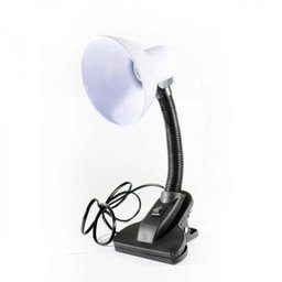 Luminária com Garra de Mesa Articulavel Escritório Presilha Sala Trabalho Abajur - 4