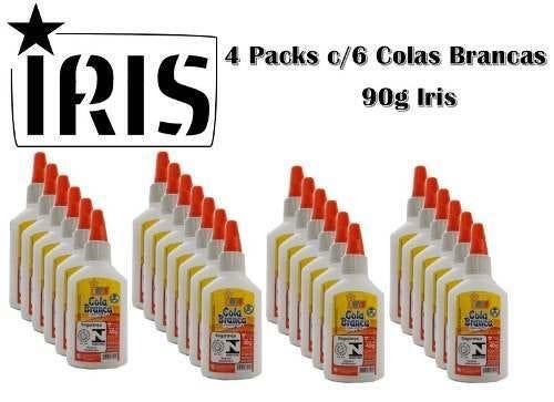 Kit Com 24 Unidades De Cola Branca - Iris - 1