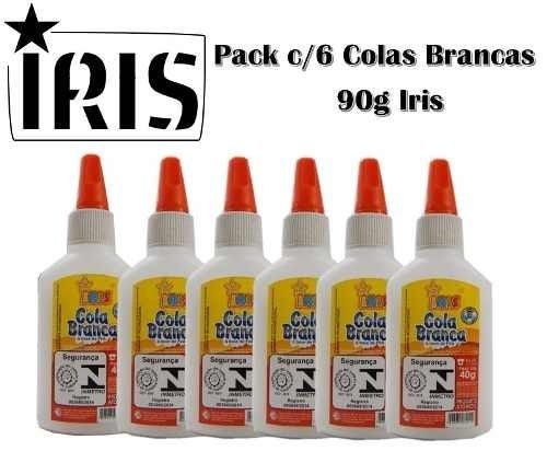 Kit Com 24 Unidades De Cola Branca - Iris - 2