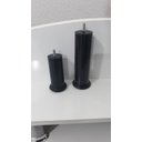 Ver imagem 6 de Kit Pés Alto para Cama Box 12 Unidades Preto com Altura 18cm Elevando a Altura da Cama