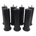 Ver imagem 4 de Kit Pés Alto para Cama Box 12 Unidades Preto com Altura 18cm Elevando a Altura da Cama