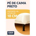 Ver imagem 2 de Kit Pés Alto para Cama Box 12 Unidades Preto com Altura 18cm Elevando a Altura da Cama