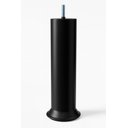 Ver imagem 1 de Kit Pés Alto para Cama Box 12 Unidades Preto com Altura 18cm Elevando a Altura da Cama