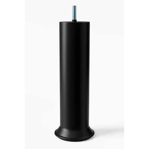 Kit Pés Alto para Cama Box 12 Unidades Preto com Altura 18cm Elevando a Altura da Cama
