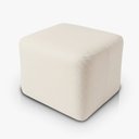 Ver imagem 2 de Puff Retangular Decorativo para Sala Orgânico Confortável e Reforçado Bouclé