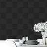 Papel de Parede 3d Auto Adesivo Geométrico Segmento Listrado Preto Decorado Quarto Sala 3m - 5