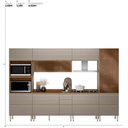 Ver imagem 7 de Cozinha Modulada Proença 6 Peças com Cristaleira e Balcão 80cm Nogueira Touch/nude Prime Tx -