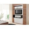 Painel para TV Florença - Simbal - Branco/Preto - 4