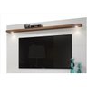 Painel para TV Suspenso London - Grappa Móveis - Branco/Canela - 2