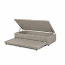 Ver imagem 4 de Base Cama Box Solteiro Baú e Cama Auxiliar 0,88 Helena Vilajo: Suede Crush Cappucino