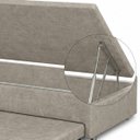 Ver imagem 7 de Base Cama Box Solteiro Baú e Cama Auxiliar 0,88 Helena Vilajo: Suede Crush Cappucino