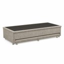 Ver imagem 3 de Base Cama Box Solteiro Baú e Cama Auxiliar 0,88 Helena Vilajo: Suede Crush Cappucino