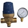 Válvula 3/4" regulador pressão água Macho com manômetro - 2