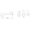 Ver imagem 2 de Misturador de Parede para Lavatório Polo Black Matte - Deca