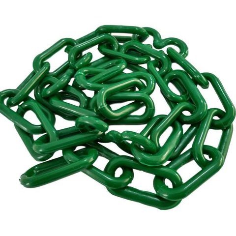 Corrente Plastica Chuva Isolamento 10 Mt Tamanho P Verde