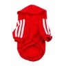 Casaco Moletom Capuz Adidog Rafs Vermelho Cães Tamanho 3XL - 2
