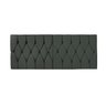 Cabeceira Painel Dubai Deluxe Estofada Casal Cinza - 1,40 metros - 2