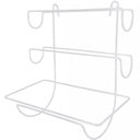 Ver imagem 1 de Suporte Triplo para Papel Toalha, Branco e Filme CSK 8200B