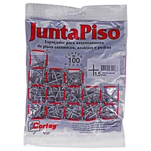 Kit 1000 Espaçador Junta De Piso 1,5mm Cortag 60555 - 3