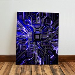 Kit 3 Quadro Gamer Placa Mãe Nerd Pc Lol Cs Mdf 28x20cm - 5