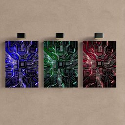 Kit 3 Quadro Gamer Placa Mãe Nerd Pc Lol Cs Mdf 28x20cm - 1