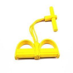 Elastico Extensor Academia Casa exercicio 4 tubos Faixa de Resistencia abdominal Tonificação - 11