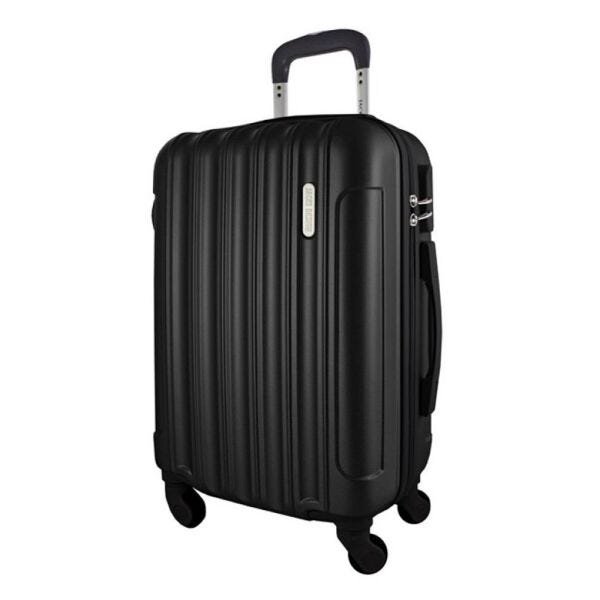 Mala de Bordo Viagem Rígida Jacki Design Rodinhas 360 - Preto - 2