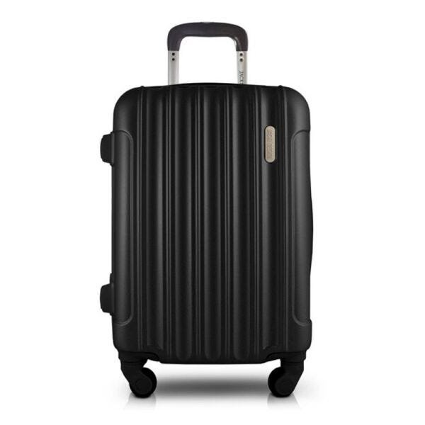 Mala de Bordo Viagem Rígida Jacki Design Rodinhas 360 - Preto - 1