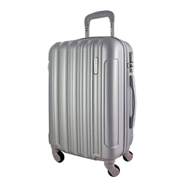 Mala de Bordo Viagem Rígida Jacki Design Rodinhas 360 - Cinza claro - 2