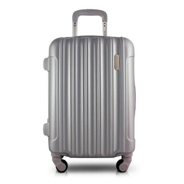 Mala de Bordo Viagem Rígida Jacki Design Rodinhas 360 - Cinza claro - 1