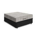 Ver imagem 2 de Cama Box Baú Casal 138 Tecido Sintético Preto com Colchão Ortobom Airtech Spring Pocket D26 Bege 70x