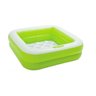 Piscina infantil quadrada inflável 57 litros intex colorida - Verde - 1
