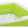 Piscina infantil quadrada inflável 57 litros intex colorida - Verde - 2