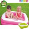 Piscina infantil quadrada inflável 57 litros intex colorida - Verde - 6