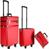 Maleta de Maquiagem Rodinhas Rubys Grande Profissional - Vermelho - 1