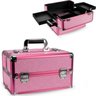 Maleta de Maquiagem Rodinhas Rubys Grande Profissional - Fúcsia escuro - 4