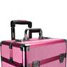 Maleta de Maquiagem Rodinhas Rubys Grande Profissional - Fúcsia escuro - 5