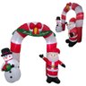 Arco Inflavel Natalino Portal Natal 2 Metros Porta Entrada Passagem Casa Loja Shopping Decoraçao Eve - 1