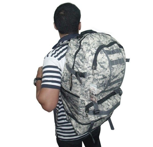 Mochila Camuflada Impermeavel Camping Trilha Cargueira Acampamento (bsl-21296-2) - 6