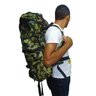 Mochila De Camping Camuflada Militar Impermeavel Para Viagem Trilha Acampamento Carga Verde (BSL- - 3
