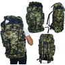 Mochila De Camping Camuflada Militar Impermeavel Para Viagem Trilha Acampamento Carga Verde (BSL- - 1