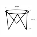 Ver imagem 7 de Suportes Tripé para Vaso de Plantas 18x15cm em Ferro Artesanal