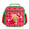 Kit Lancheira Necessaire Térmica Infantil Escolar + 4 Potinho Alimentos - Vermelho - 2