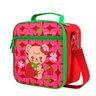 Kit Lancheira Necessaire Térmica Infantil Escolar + 4 Potinho Alimentos - Vermelho - 4