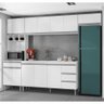Cozinha Modulada Completa Andréia 04 Peças com Balcão Gabinete 160cm Branco - Abmaza - 2